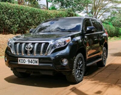 Toyota Land Cruiser Prado Vehicle for rent in Nairobi, Nakuru, Eldoret