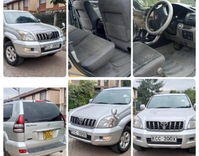 Toyota Land Cruiser Prado Vehicle for rent in Nairobi, Nakuru, Eldoret